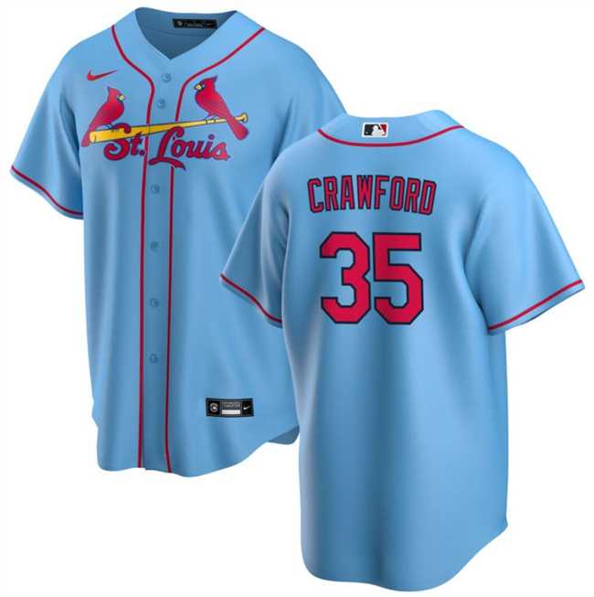 Men's St. Louis Cardinals #35 Brandon Crawford Blue Cool Base Stitched Baseball Jersey Dzhi,We sell and wholesale Men's St. Louis Cardinals #35 Brandon Crawford Blue Cool Base Stitched Baseball Jersey Dzhi on line form chian!
